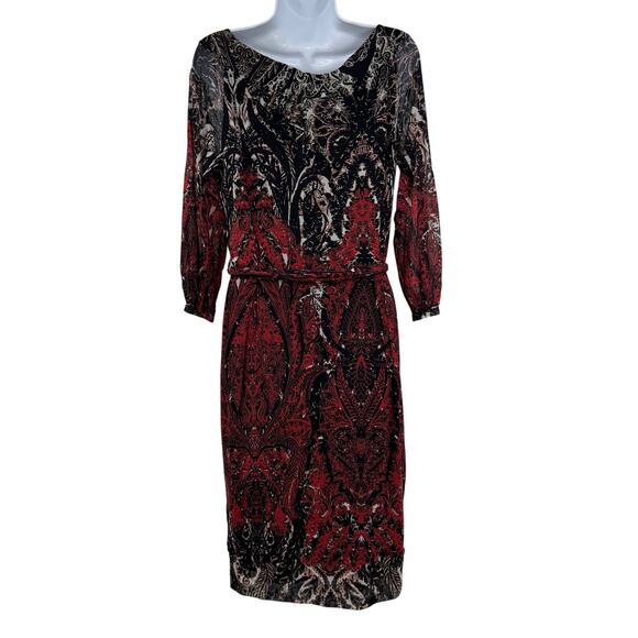 FUZZI John Paul Gaultier Mesh Dress L Sheath Stretch Sheer Whimsigoth Y2K Italy - Picture 6 of 8